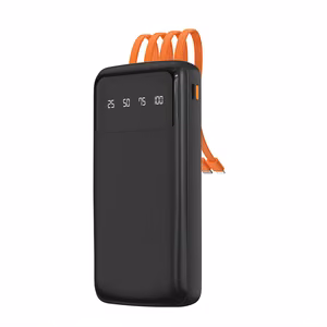 Universāls portatīvais lādētājs Dudao K6Pro 10000mAh ar USB, USB-C, Lightning kabeļiem