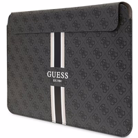 Guess 4G Printed Stripes apvalks 16" klēpjdatoram - melns