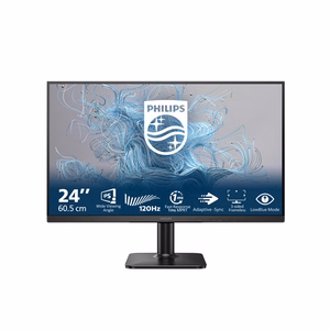 Philips 1000 series 24E2N1110/00 monitors 60,5 cm (23,8") 1920 x 1080 pikseļi Full HD LCD melns