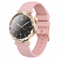 Blavec viedpulkstenis W-19 Liana HD AMOLED Voice Call (SWW19-RG) rozā zelta krāsas + 2 siksnas