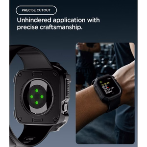 Spigen Rugged Armor vāciņš modelim Apple Watch 42 mm – matēti melns