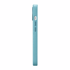 iCarer Litchi Premium ādas apvalks iPhone 14 Magnētiskais ādas apvalks ar MagSafe Zaļš (WMI14220709-GN)