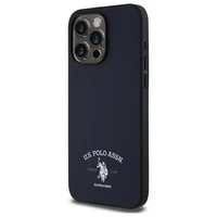 US Polo USHCP15XPARV viedtālruņa apvalks iPhone 15 Pro Max 6.7" ar drukātu DH logotipu - tumši zila