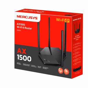 Mercusys AX1800 divjoslu WiFi 6 maršrutētājs