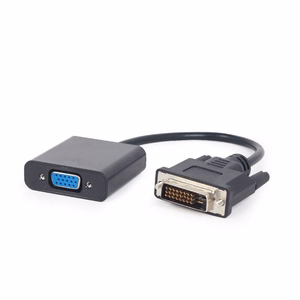 Gembird A-DVID-VGAF-01 video kabeļa adapteris 0.2 m DVI-D VGA (D-Sub) melns