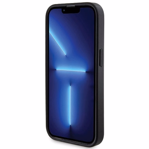 Guess 4G Metal Logo viedtālruņa apvalks komplekts iPhone 14 Pro Max + 5000mAh Magnētiskā portatīvais lādētājs - melna