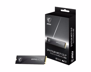 MSI SPATIUM M571 DLP PCIe 5.0 NVMe M.2 4TB iekšējais SSD 3D NAND