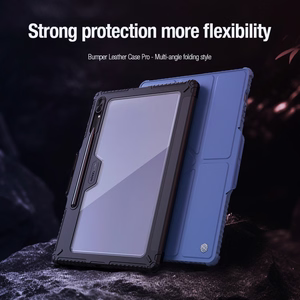 Nillkin Bumper Leather Case Pro чехол для Samsung Galaxy Tab S9+ - чёрный