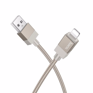 Cable USB A to Lightning Hoco 2,4A 1 m X110 gold