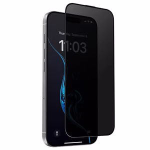 Benks Temperētā stikla Ultra Shield Privacy FK66 iPhone 16 Pro Max melns (plāns malas)