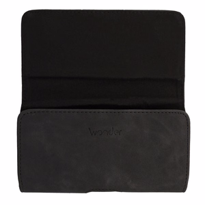 Wonder MAX jostas apvalks (IZMĒRS XL) Iphone 17 Pro Max/16 Pro Max/Samsung A55 5G/A53/S25 Plus/S23 FE melns (167x83 mm)