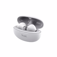 Trust Yavi - bezvadu Earbuds Bluetooth TWS with Charging maciņš & ENC (balts)