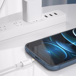 Dudao L6X USB-C - Lightning PD 20W 1m kabelis - balts