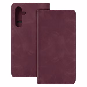 Smart Suede maciņš priekš Samsung Galaxy A54 5G, bordo