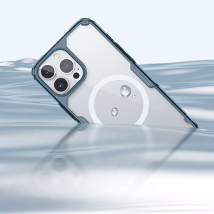 Nillkin Nature Pro magnētiskais bruņotais viedtālruņa apvalks ar MagSafe iPhone 15 Pro - balts