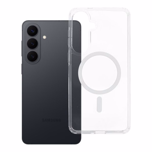 Maciņš for Samsung S26 PLUS Forcell F-Protect Clear Hybrid Premium saderīgs ar MagSafe caurspīdīgs