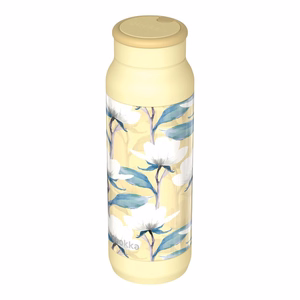 Quokka Pulse Smartgrip neapgāžama nerūsējošā tērauda termopudele, 700 ml, Magnolia