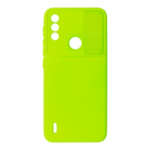 Camshield Soft viedtālruņa apvalks Motorola Moto E7 Power/E7i Power laima krāsas