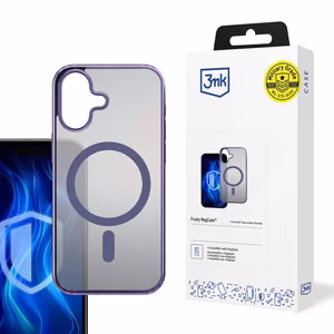 3mk Frosty MagApvalks Violets Apvalks Apple iPhone 16 Plus - violeta
