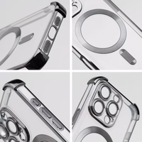 Viedtālruņa apvalks ANTISHOCK ELECTRO IPHONE 17 Pro saderīgs ar MagSafe melns