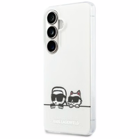 Karl Lagerfeld IML Peekaboo Karl&Choupette MagSafe Maciņš for Samsung Galaxy S26 Plus - caurspīdīgs