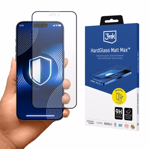 3mk HardGlass Matt Max rūdītais stikls iPhone 17 Pro Max
