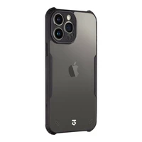 Tactical Quantum Stealth Maciņš for Apple iPhone 13 Pro Max Caurspīdīgs/Melns