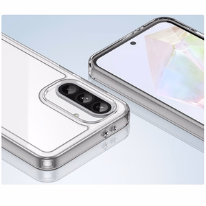 Kosmosa apvalks Samsung Galaxy A26 ar elastīgu rāmi - caurspīdīgs