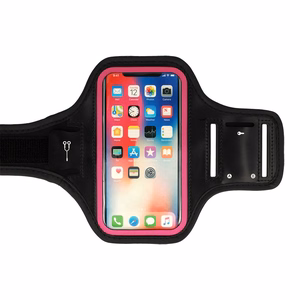 Чехол Armband Slim Type 2 для iPhone 13/13 Pro/14/14 Pro/15/15 Pro/16/16 Pro/Samsung S21/S22/S23/S24 (5,5 дюймов) чёрно-розовый