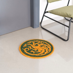 Game of Thrones House of the Dragon apaļš durvju paklājs, diametrs 50 cm
