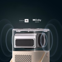 Yaber T2 Plus LCD FullHD 1080p multimediju projektors ar JBL skaļruņiem - bēšs