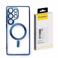 Wozinsky elektroapzeltīts MagSafe viedtālruņa apvalks Samsung Galaxy S24 FE - zils