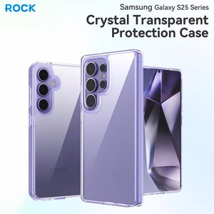 Rock Crystal Transparent Series Case for Samsung Galaxy S25 transparent