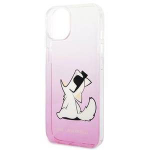Viedtālruņa apvalks Karl Lagerfeld KLHCP14MCFNRCPI iPhone 14 Plus 6.7\" rozā / rozā Choupette Fun