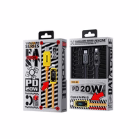 WEKOME WDC-08 Vanguard Series - USB-C to Lightning Fast Charging PD 20W 1m connection kabelis (Tarnish)