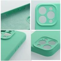 Silikona 2mm viedtālruņa apvalks IPHONE 15 Pro piparmētru