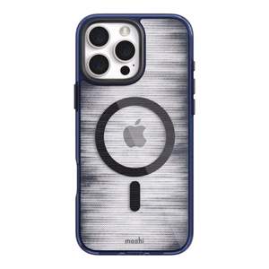 Moshi iGlaze MagSafe vāciņš ierīcei iPhone 16 Pro Max, “Dusk Indigo” krāsā