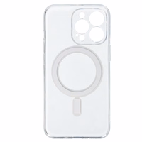 TEL PROTECT MagSilicone viedtālruņa apvalks Iphone 13 Pro caurspīdīgs