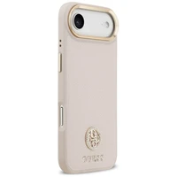 Guess Grained Strass Logo Magnētiskais viedtālruņa apvalks iPhone Air rozā