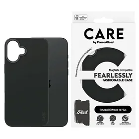 CARE by PanzerGlass modes viedtālruņa apvalks iPhone 16 Plus 6.7" melns Magnētiskais 1379