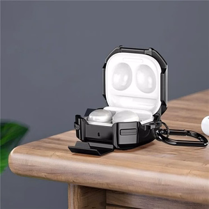 Dux Ducis SECG Austiņu kārba Samsung Galaxy Buds Live / Buds Pro / Buds 2 / Buds 2 Pro (f) - melna (f)