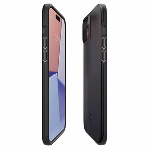 Spigen Thin Fit viedtālruņa apvalks iPhone 15 Plus - melns