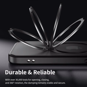 Rock Rotating Stand Soft Touch Series Magnētiskais Iphone 16 Pro Max zelta