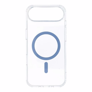 Case for iPhone 17 AIR Drop Glue Colorful Ring Mag Cover compatible with MagSafe light blue