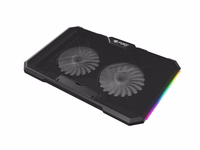 FURY GUNBAI G3 Laptop Cooling Pad 14.1–17.3" with 2 Fans, RGB Lighting, 2× USB