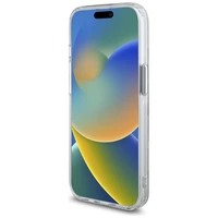 Karl Lagerfeld IML Monogramma Karl & Choupette Head Magnētiskais iPhone 15 viedtālruņa apvalks - caurspīdīgs