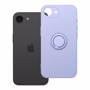 Viedtālruņa apvalks ar silikona gredzenu IPHONE 16e (SE 4 2025) violets
