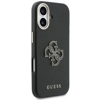GUESS korpuss priekš IPHONE 17 GUHCP17S5PS4RGGK (PU FW Resin Logo) melns
