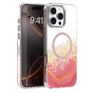Epoxy Mag maciņš iPhone 16 Pro Max 6,9" rozā