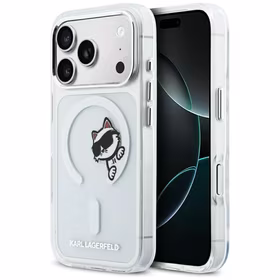 Karl Lagerfeld IML Peekaboo MagSafe Maciņš for iPhone 17 Pro - Clear